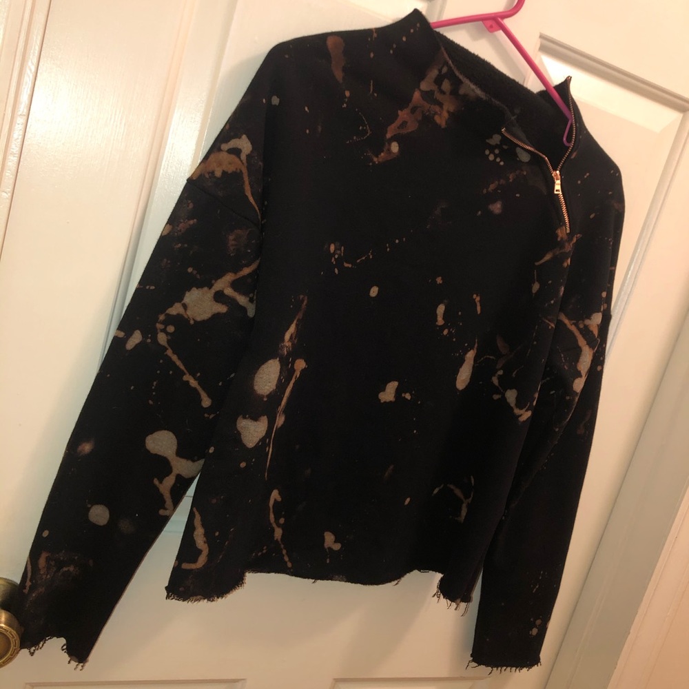 Custom Acid Wash sweater - Picture 2 of 7
